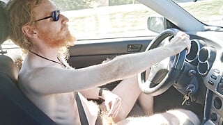 Bisexual dude seduced into pumping his wood on the highway