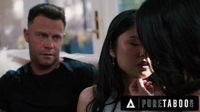 PURE TABOO Shocked Lulu Chu Discovers BDSM Sex Tape From Neighbors Seth Gamble & Kimmy Kimm