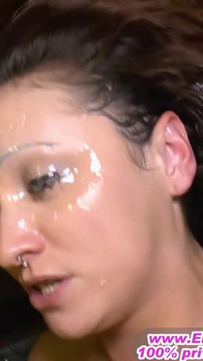 German amateur cum party with creampie and swallow   Clip 2