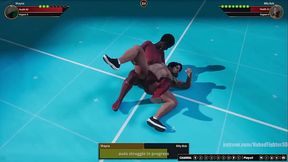 Shayna VS Billy Bob (Naked Fighter 3D)