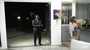 ”black cock For Fiesty Big Boob Housewife Jesse Pony When She Offers Her Beaver Up”