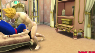 Dragon Ball Porn Hentai Wife Swapping Goku and Vegeta Unfaithful and Hot Wives Want to be Fucked by their Husband's Friend NTR
