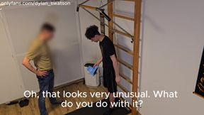 masseur ties up hetero craftsman (part 3)