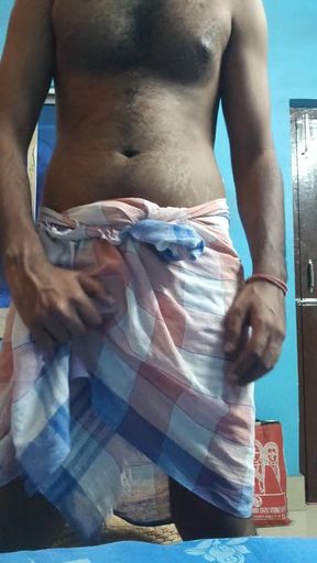 Indian Desi Boy Showing His Body