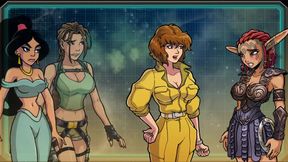 Lara Croft's Steamy Anime Adventure With Hermione in Akabur’s Womb Raider Fantasies