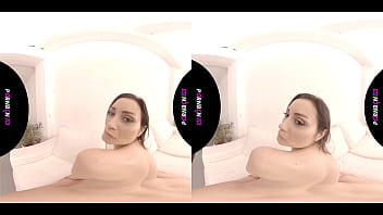 VR Italian brunette milf masturbating and talking to you in POV, she shows you her feet and ds to fuck you in POv Valentina Bianco virtual reality