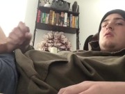 Self Facial JOI - Camgirl Impressed by Cum!