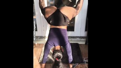 Gata Official Twerk Compilation #3 Wearing Stockings and showing her feet