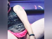feminine cunt boi takes bigger and bigger cocks before cumming hard