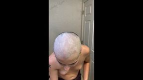 First time shaving my head with a razor