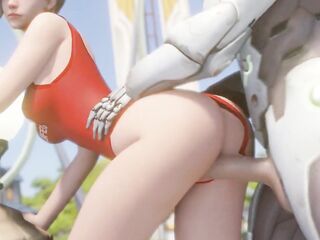 Overwatch Compilation Beach from Bewyx Animations