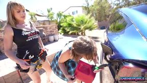 Hot Trans girl fucks Cis Female She Her Girls, New Car No Holes.