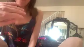 Pretty girlfriend POV blowjob my sexy GF sucking dick with cum in her
