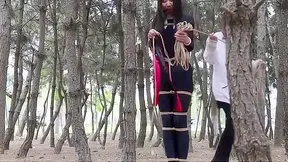 Lost in the Woods: Steamy Encounter Between Japanese Beauty Handsome Stranger