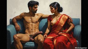 My neighbour&#039;s cock is bigger then my husband&#039;s cock so I got my pussy banged by the neighbour