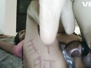 BIG COCK CUMS IN HER PUSSY AS SHE CUMS CREAMING