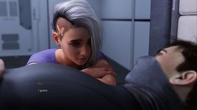 Projekt Passion | Horny Cyberpunk Blonde Rides Best Friends Face with Anal Fingering [Gaming]