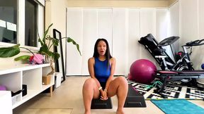 Sumo Squat in Your Face While You Jerk off