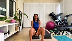 Sumo Squat in Your Face While You Jerk off