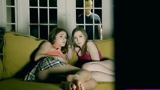 Rosalyn Sphinx and her friend Gracie Green are watching a horror flick that is even