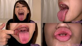 Momo Minami - Erotic Tongue and Mouth Showing - wmv