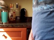 Hairy ginger jacking off
