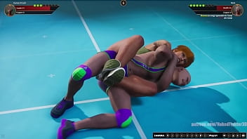 Karen Krash VS Nick (Naked Fighter 3D)