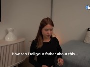 My StepSis Doesn't Know I Control Her Toy. Hardcore Horny Pussy Fucking. Dirty Talk. Taboo. POV.