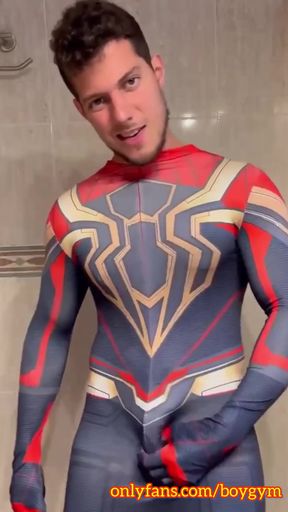 My Spiderman Cock Cums Transition