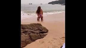 good on Brazil'_s beach - broadcasting straight to our social networks