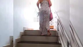 Amateur Blonde Mature Wife Enjoys Naked Sex After Walking