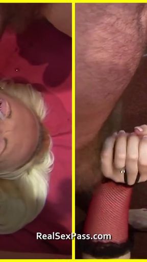 Captivating moment from "Heavy hanging boobs and facial compilation"