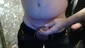 Boss Massaging My Juicy Cock