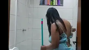 Dad Made Me Clean the Bathroom While Watch