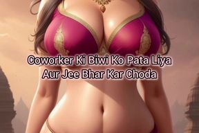 Indian Story Teller (Story Two) How i was able to seduce my coworkers sexy wife and fucked her
