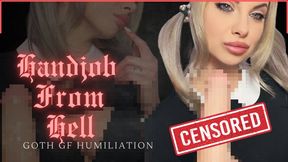 Goth GF Vol 1: Handjob from Hell (Beta Safe Censored Loser Porn) 1080WMV