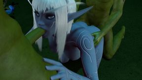elf orcs threesome