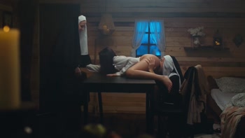 Vixi Rafi & Layla Scarlett: Futanari Nun Lesbians in Orgy Bliss