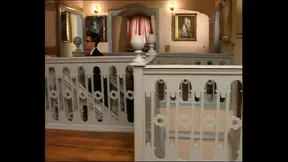 Naughty housemaid worships my huge cock