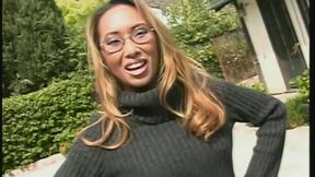 asian teen gets fucked in the ass by a big cock and gets gaped for the first time