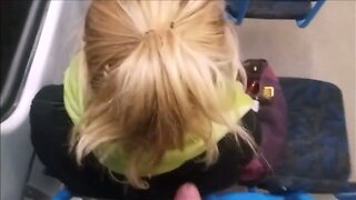 mix1 public cum in bus train