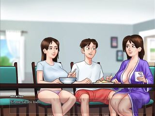 Stepdaughter vs stepmom fight over tenant's rod - summertime saga