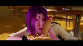 Ravens Tempting Afternoon Desire Ignites in Hot 3D Hentai Escape