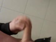 Wanking in supermarket