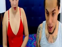 Chubby Tattooed Shemale Fuck Her Lover