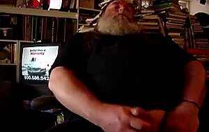 Daddy Bear Jerks Off Solo