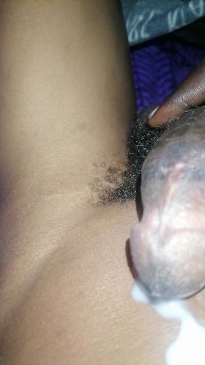 Cum shot in bed