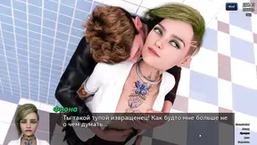 Slutty 3D animated babe with small boobs gets big cock and eats pussy