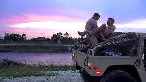 Rough Outdoor Lust: horny soldiers unleash wild passion – xxx adventure