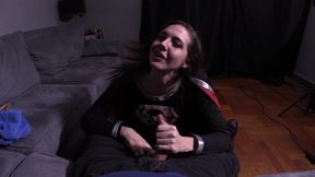 Dark Supergirls Handjob